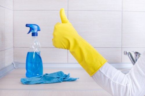 Shared stairwell and landing cleaning in Docklands