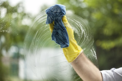 Deep cleaning a fabric sofa in an East London home
