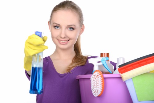 Recyclable cleaning materials sorted for local waste recovery